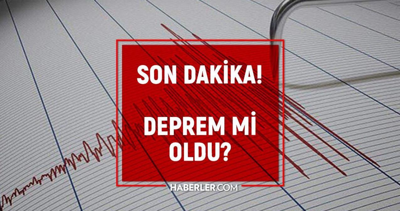 Balıkesir deprem mi oldu? Son depremler! Az önce nerede deprem oldu? 5 Eylül 2022 AFAD ve Kandilli deprem listesi!