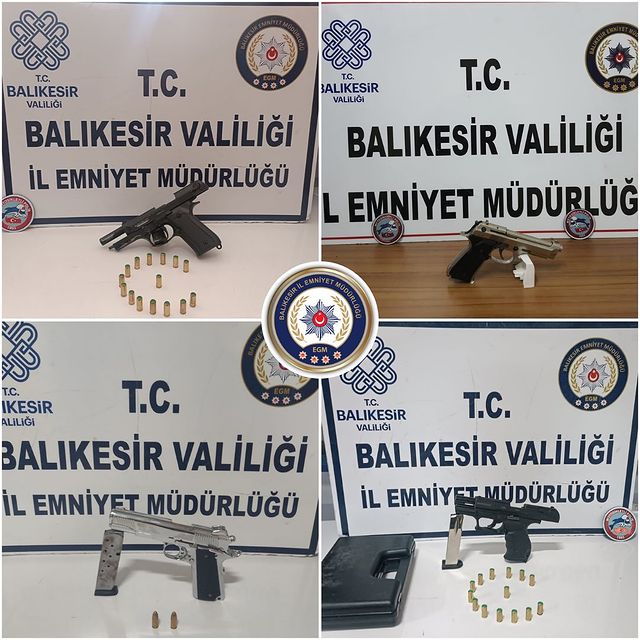 Balıkesir Emniyet Müdürlüğü’nden Asayiş Operasyonu Sonuçları