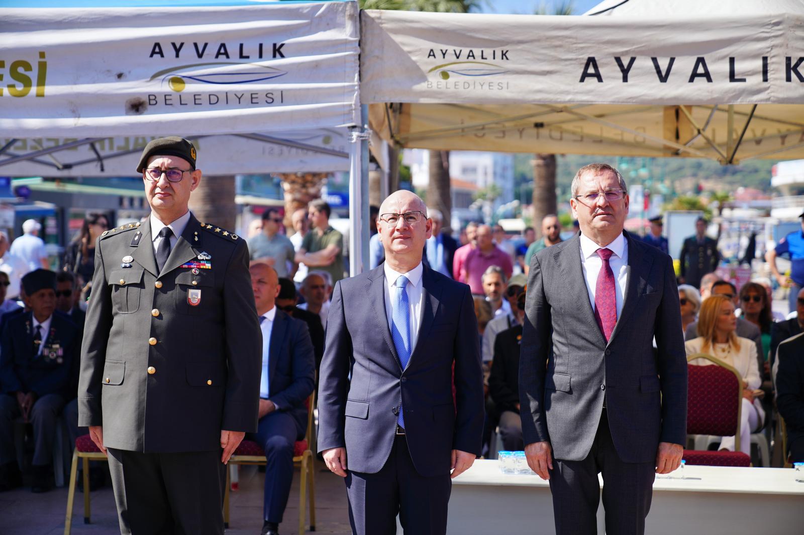 Ayvalık’ta İlk Kurşunun 105. Yılı Törenle Anıldı