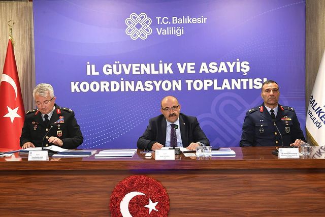 Balıkesir’de Güvenlik ve Asayiş İçin Kritik Toplantı