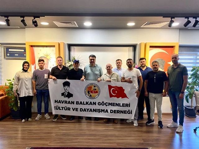 Havran Balkan Göçmenleri Derneği’nden Başkan Ersoy’a Ziyaret