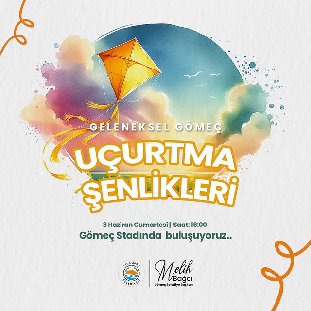 Gömeç Belediyesi Uçurtma Şenliği’ne Çocukları Davet Ediyor