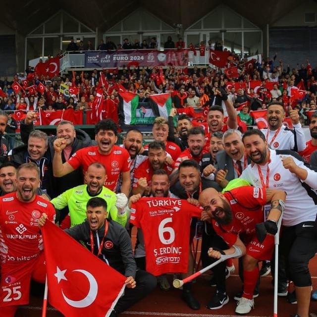 Ampute Milli Takımı Üçüncü Kez Avrupa Şampiyonu Oldu