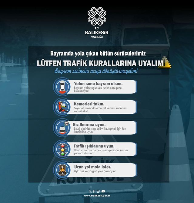 Bayramda Trafik Uyarısı
