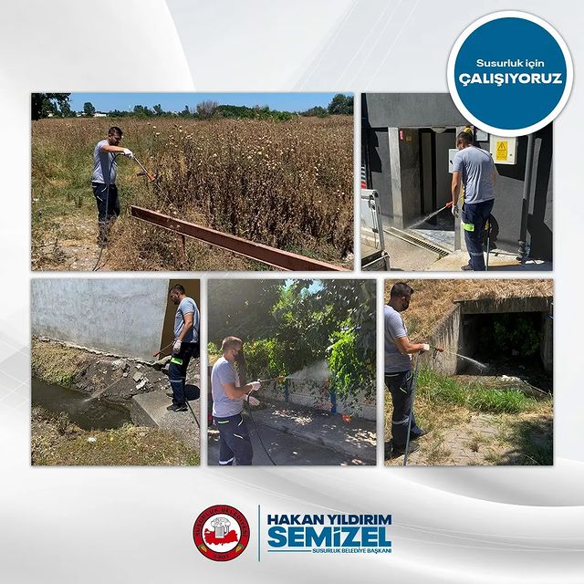 Susurluk Belediyesi’nden Halk Sağlığı İçin Kapsamlı İlaçlama