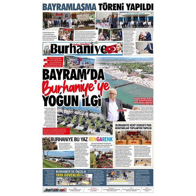 Burhaniye Belediyesi’nin E-Burhaniye Haber Gazetesi’nin 169. Sayısı Yayınlandı
