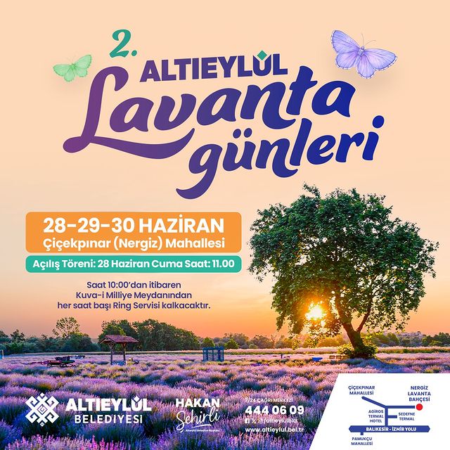 Altıeylül Lavanta Günleri Başlıyor