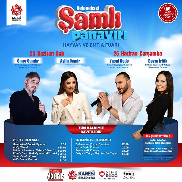 Karesi Belediyesi’nden Geleneksel Şamlı Panayırı