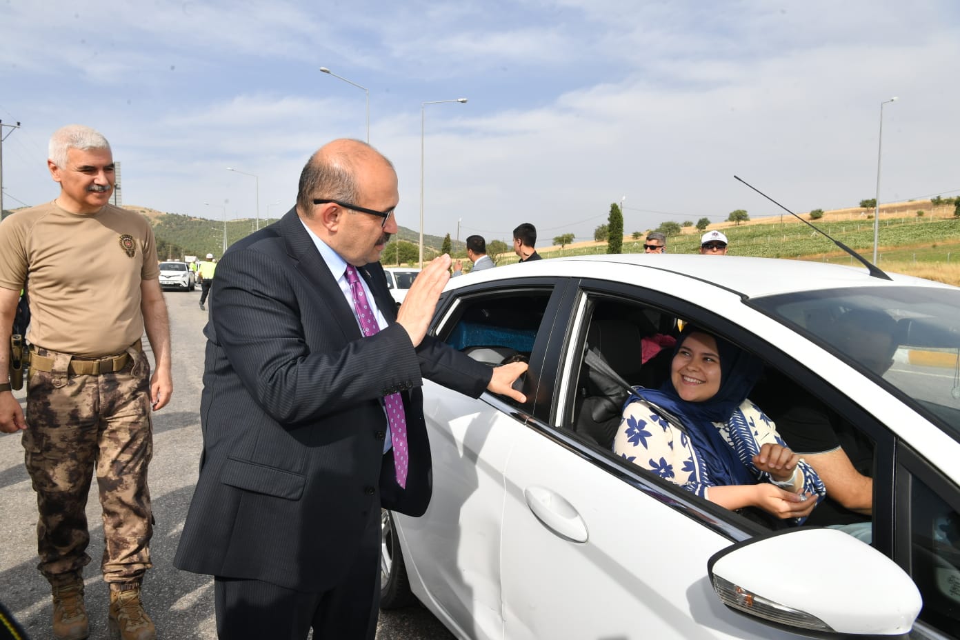Vali İsmail Ustaoğlu Balıkesir’deki Trafik Denetimine Katıldı