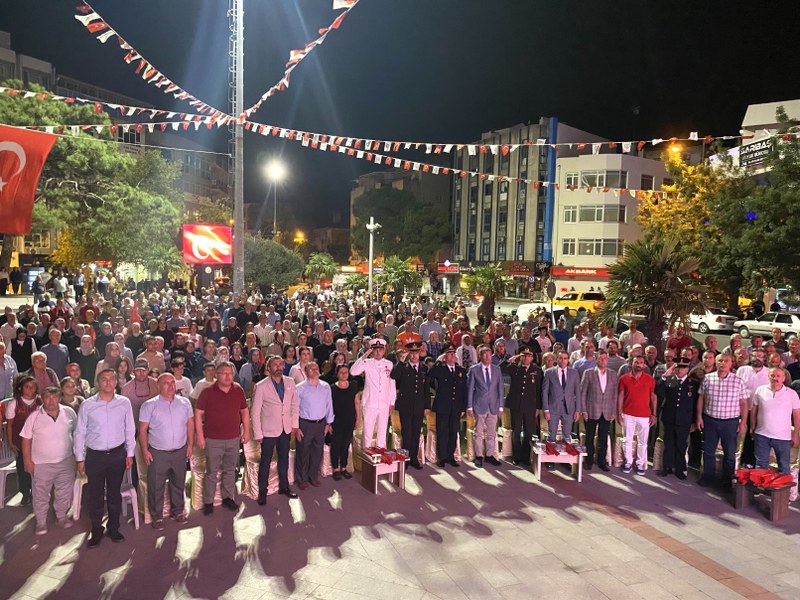 15 Temmuz Demokrasi ve Milli Birlik Günü Coşkuyla Kutlandı