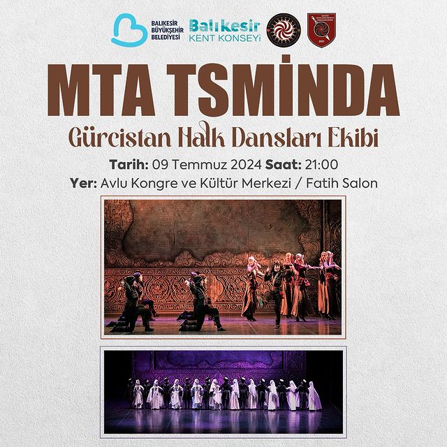 Gürcistan Halk Dansları Balıkesir’de Sahne Alacak