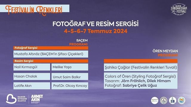 Burhaniye’de Aromaterapi Festivali Başlıyor