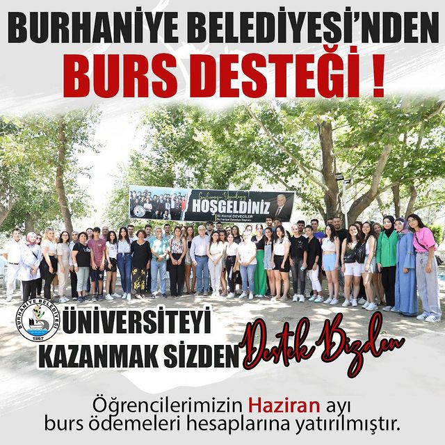 Burhaniye Belediyesi, Öğrencilere Haziran Ayı Burs Ödemelerini Gerçekleştirdi