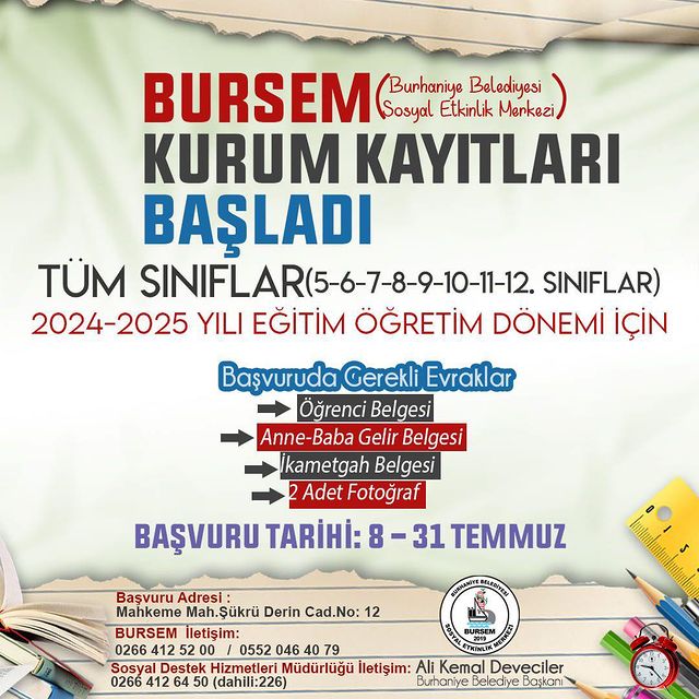 Burhaniye Belediyesi, BURSEM Kayıtlarını Başlattı