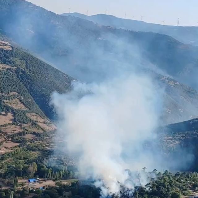Balıkesir’deki Orman Yangınına Müdahale Devam Ediyor
