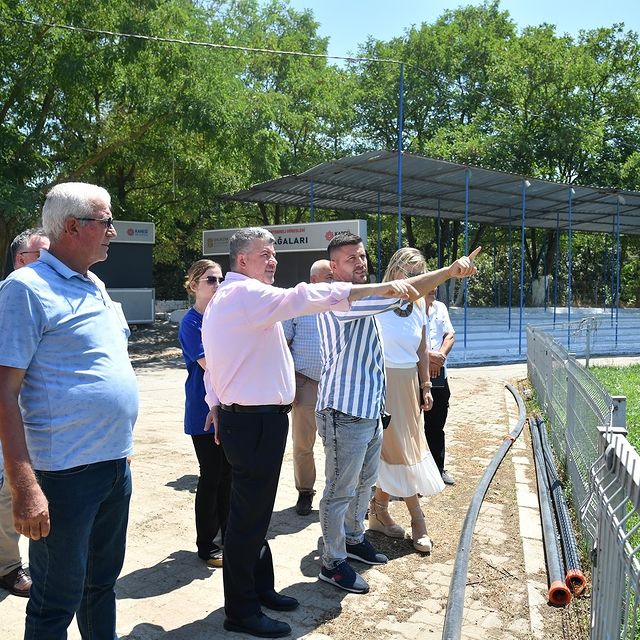 Karesi Belediyesi Yetkililerinden Kurtdereli Arena İncelemesi