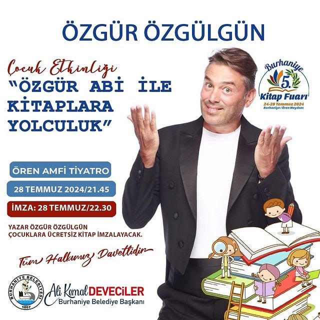 Burhaniye’de Çocuklar İçin Kitaplara Yolculuk Etkinliği