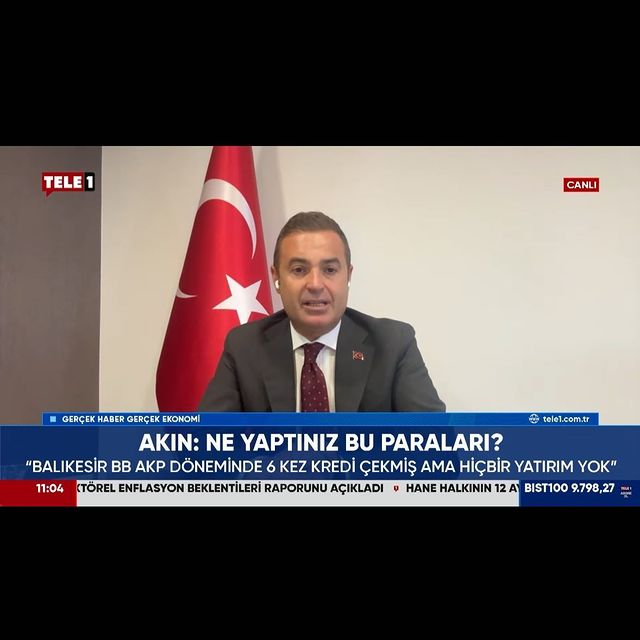 CHP’nin Balıkesir Adayı, Tele1 TV’de Projelerini Anlattı
