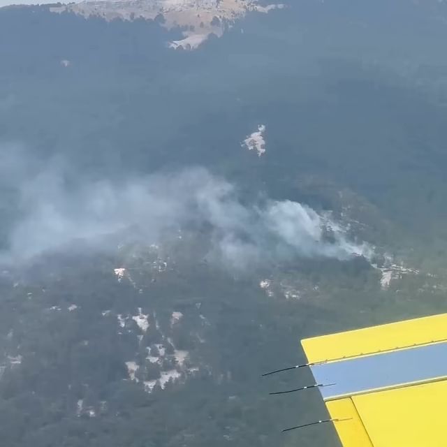 Kazdağları’ndaki Orman Yangınına Yoğun Müdahale