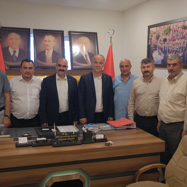MHP Balıkesir İl Başkanlığı’ndan Edremit İlçe Başkanlığı’na Ziyaret
