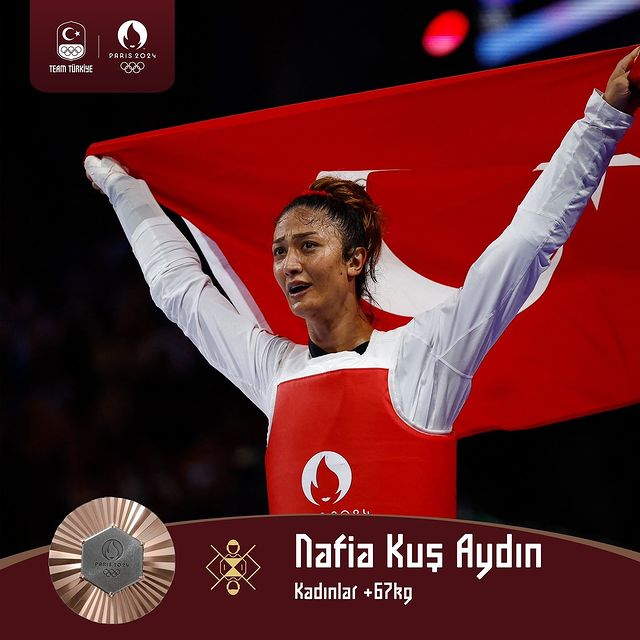 Milli Tekvandocu Nafia Kuş, Paris 2024 Yolunda Bronz Madalya Kazandı