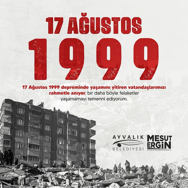 17 Ağustos 1999 Marmara Depremi’nin 25. Yılı Anıldı