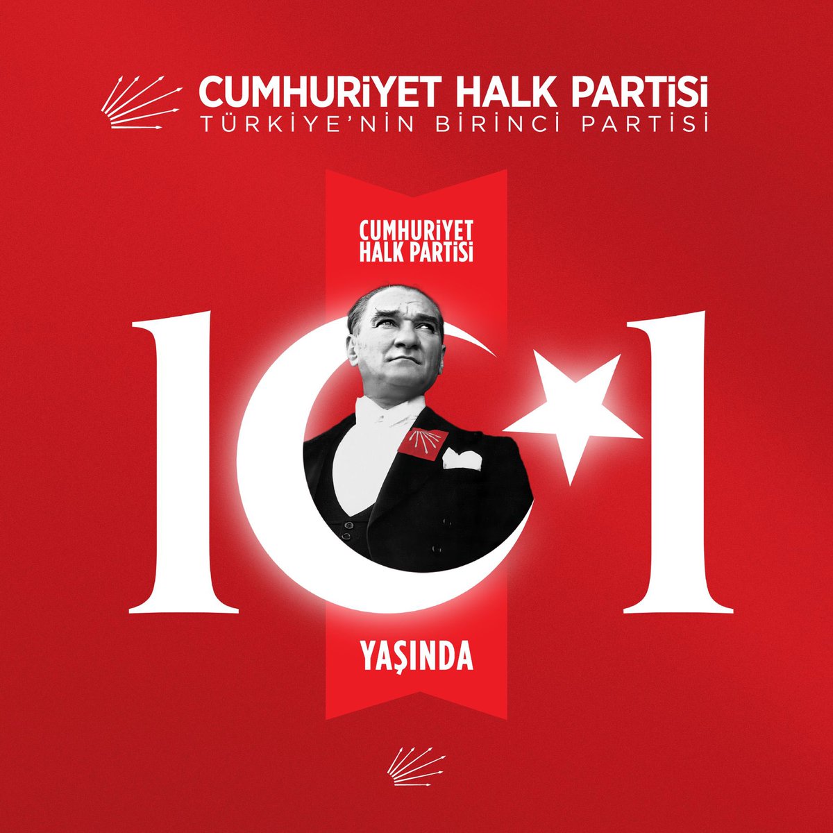 CHP 101. Yılını Coşkuyla Kutluyor