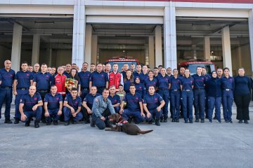 Altıeylül İtfaiyesi Vardiya Değişimine Katıldı