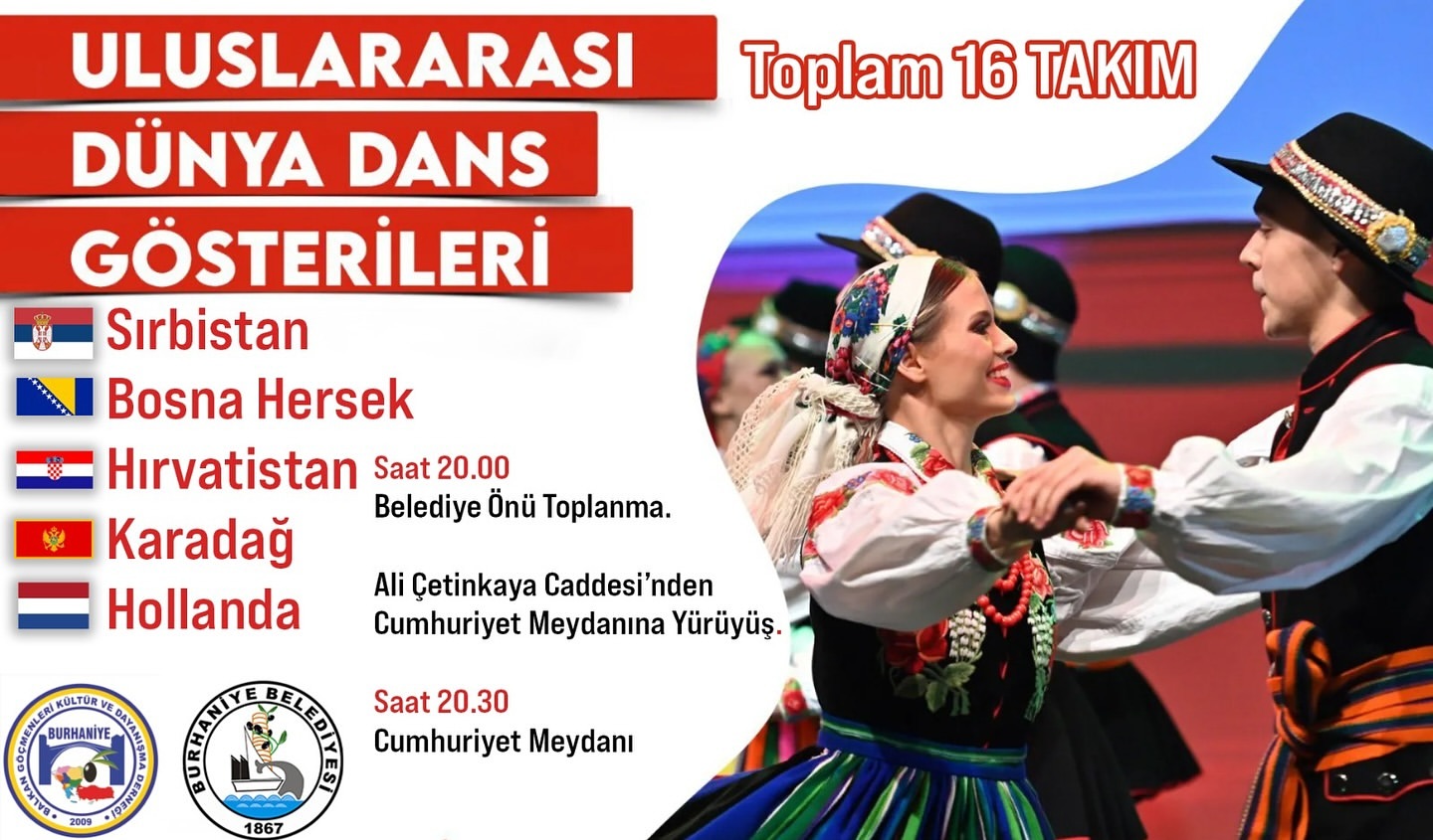 Burhaniye’de Kültürel Etkinlik: Halk Danslarıyla Buluşma