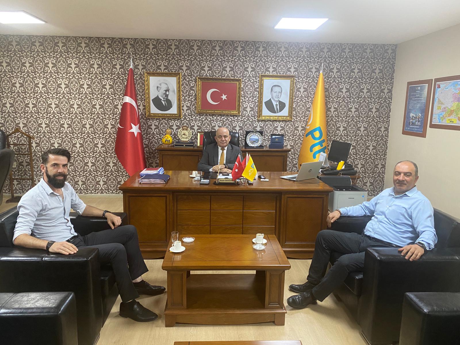 AK Parti Balıkesir İl Başkanlığı PTT Baş Müdürü Suat Öztürk’ü Ziyaret Etti