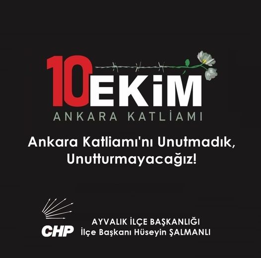 Ayvalık’ta Barış ve Özgürlük Anması