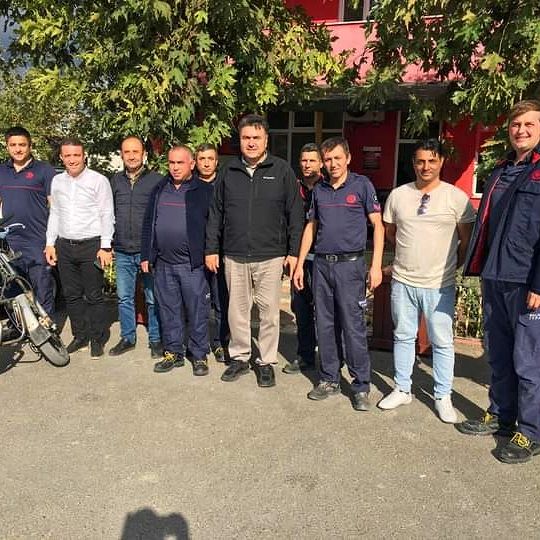 Havran Belediye Başkanı, İtfaiyeciler Haftası Dolayısıyla İtfaiye Grup Amirliğini Ziyaret Etti