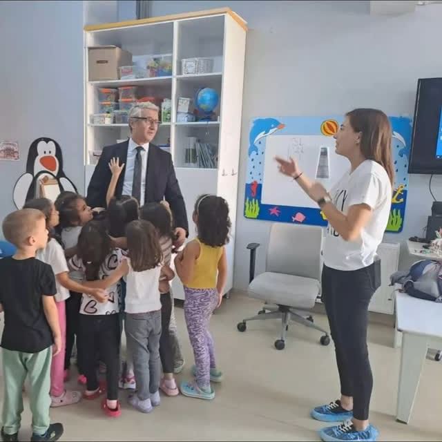 Edremit İlçe Milli Eğitim Müdürü Fatma Sevim Kıyakoğlu Anaokulu’nu Ziyaret Etti