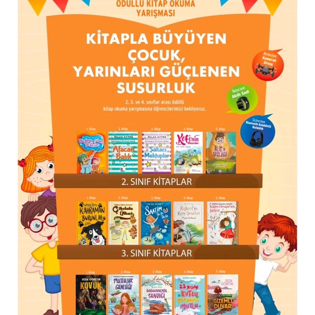 Susurluk İlçe Milli Eğitim Müdürlüğü “Kitapla Büyüyen Çocuk, Yarınları Güçlenen Susurluk” Projesi ile Ödüllü Kitap Okuma Yarışması Düzenliyor