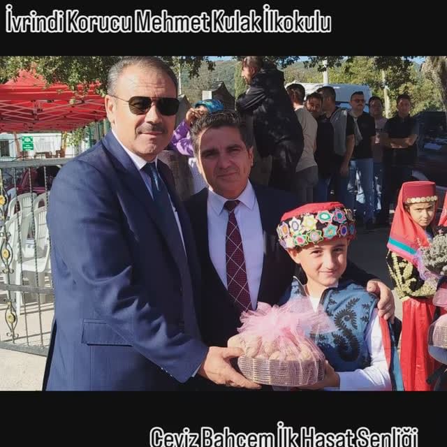 Korucu Mehmet Kulak İlkokulu’nda Ceviz Bahçesi İlk Hasat Şenliği