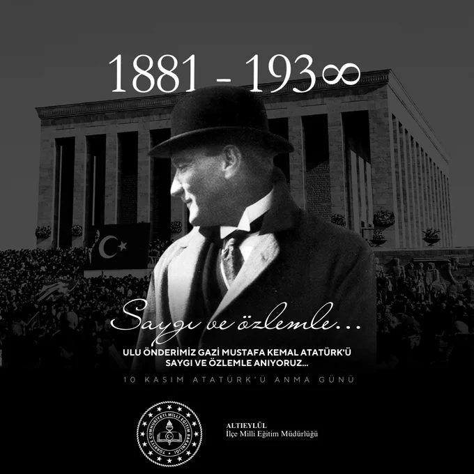Gazi Mustafa Kemal Atatürk’ün Ölüm Yıl Dönümü Anma Törenleri
