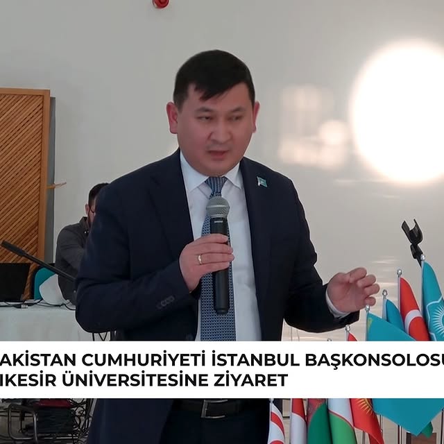 Nuriddin Amankul, Balıkesir Üniversitesi’ni Ziyaret Etti