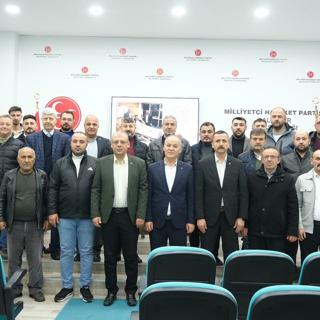 MHP Karesi İlçe Başkanlığı Yönetim Kurulu Üyeleri Balıkesir İl Başkanlığı’nı Ziyaret Etti