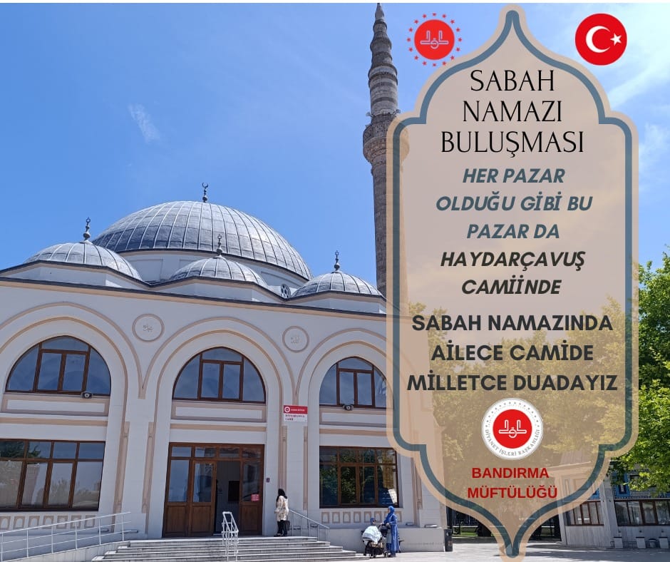 Bandırma Müftülüğü’nden Sabah Namazı Buluşması Daveti