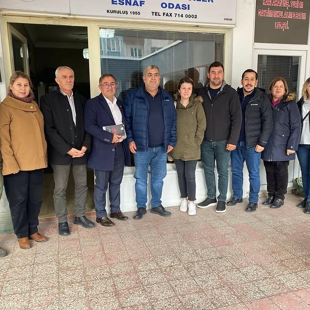 CHP Bandırma İlçe Yönetimi, Kasaplar Odası Başkanı Şerafettin ÇIKAR’ı Ziyaret Etti