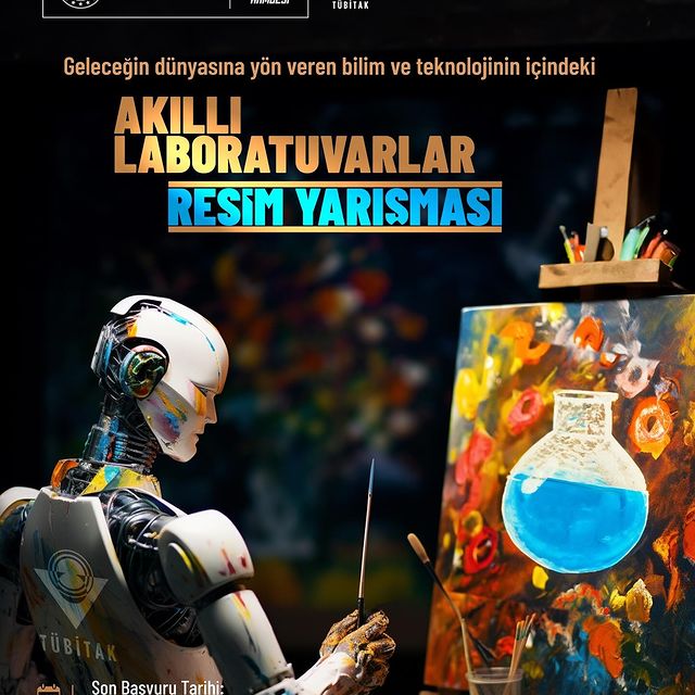 Genç Ressamların Hayalleriyle Akıllı Laboratuvarlar Renklenecek