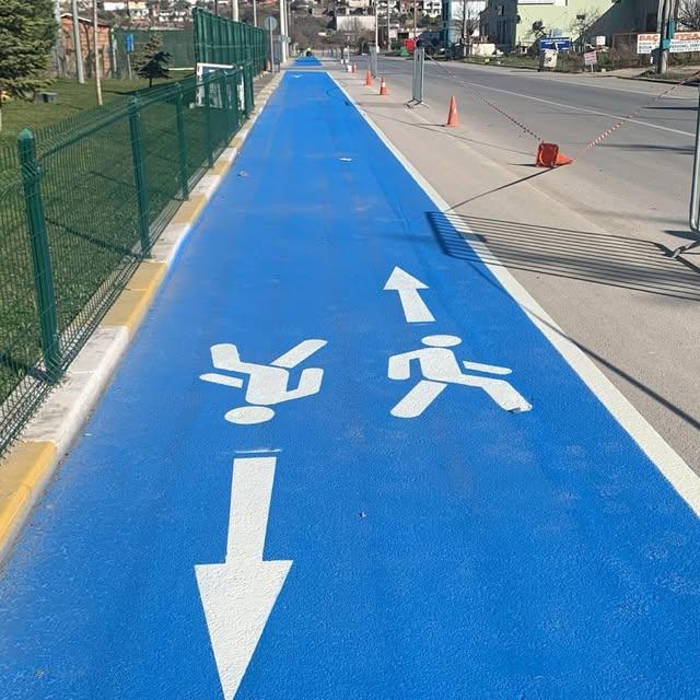 Susurluk’ta Yürüyüş Yolu ve Yönlendirme İşaretleri Yenilendi