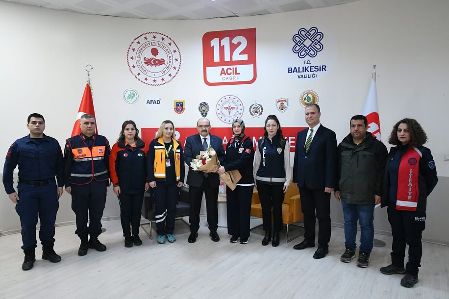 Vali İsmail Ustaoğlu’ndan 112 Acil Çağrı Merkezi’ne Ziyaret
