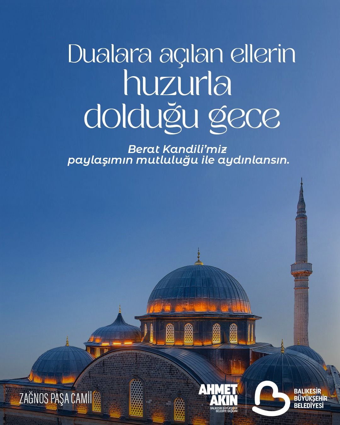 Berat Kandili’nin Bereket ve Huzur Dileği