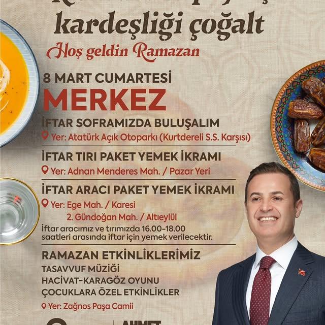 Balıkesir Büyükşehir Belediyesi’nden Ramazan Etkinlikleri: İlçe İlçe Bereket Paylaşımı