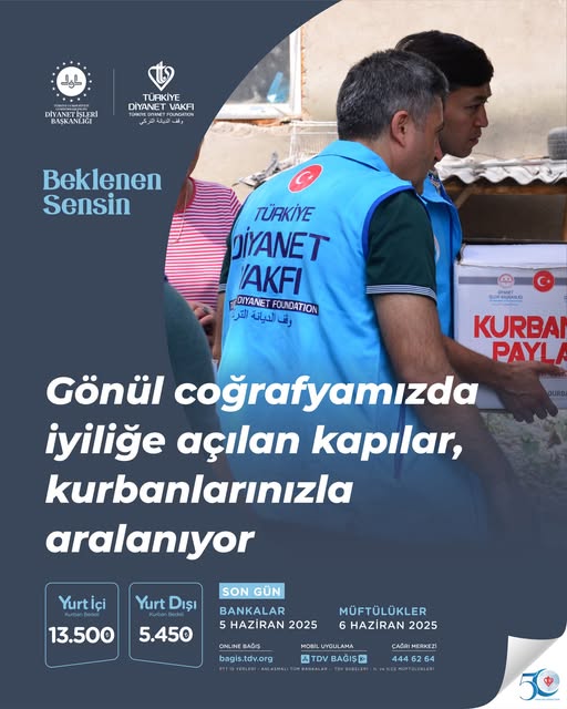Kurban Bağışları Başladı: İyilik Kapıları Gönül Coğrafyasında Aralanıyor