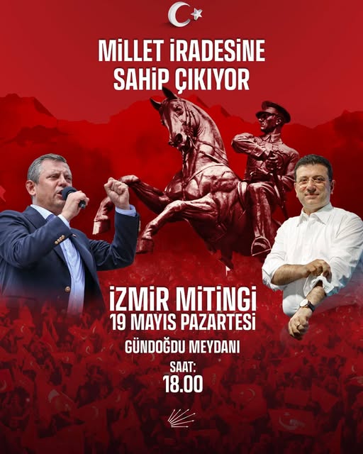 CHP, 19 Mayıs’ta İzmir’de Coşkulu Bir Etkinliğe Davet Ediyor
