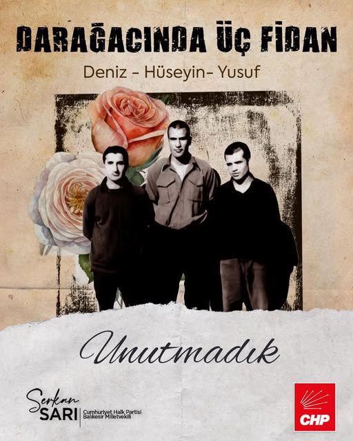 6 Mayıs 1972: Deniz Gezmiş, Hüseyin İnan ve Yusuf Aslan Anısına