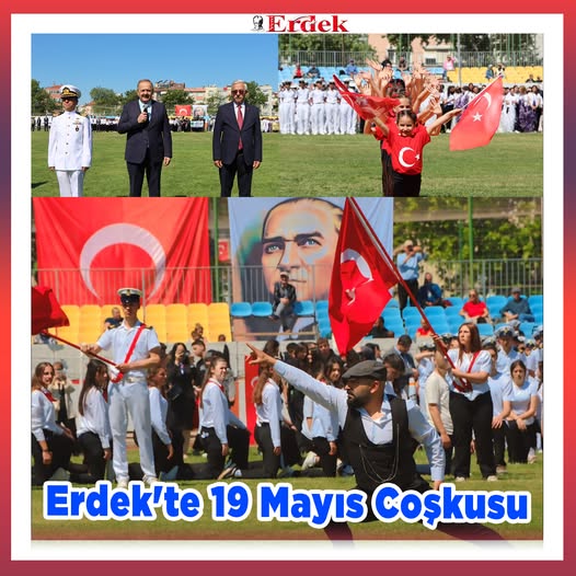 Erdek’te 19 Mayıs Coşkusuyla Kutlandı