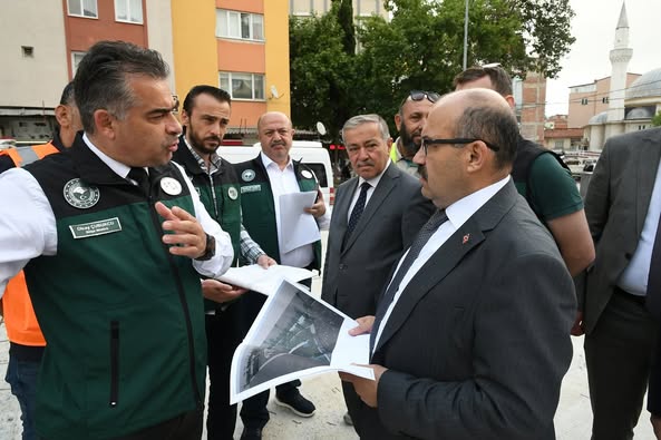 Balıkesir’de Çay Deresi Taşkın Koruma İnşaatı İncelemesi